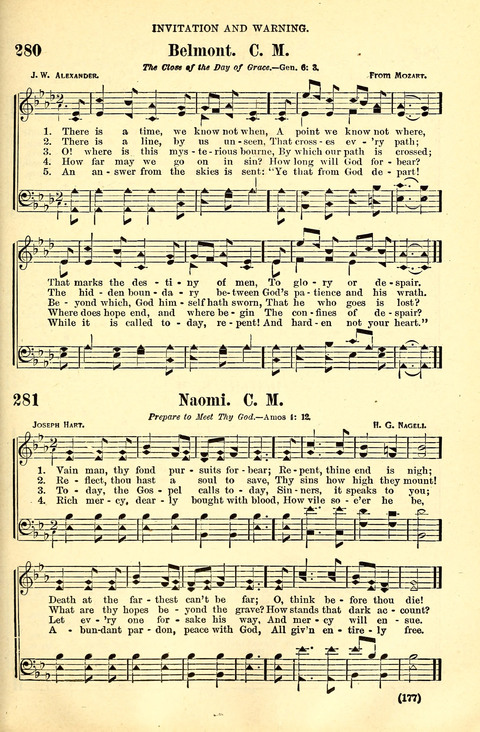 The Brethren Hymnal: A Collection of Psalms, Hymns and Spiritual Songs suited for Song Service in Christian Worship, for Church Service, Social Meetings and Sunday Schools page 175
