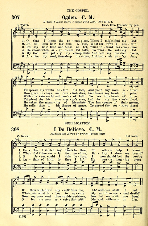 The Brethren Hymnal: A Collection of Psalms, Hymns and Spiritual Songs suited for Song Service in Christian Worship, for Church Service, Social Meetings and Sunday Schools page 196