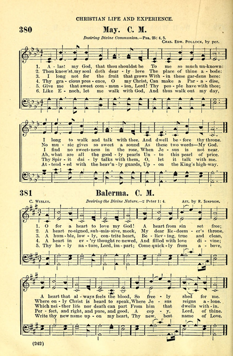 The Brethren Hymnal: A Collection of Psalms, Hymns and Spiritual Songs suited for Song Service in Christian Worship, for Church Service, Social Meetings and Sunday Schools page 240