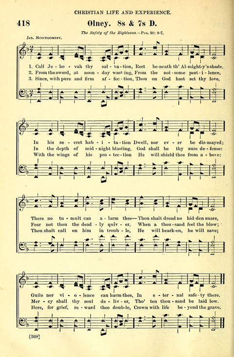 The Brethren Hymnal: A Collection of Psalms, Hymns and Spiritual Songs suited for Song Service in Christian Worship, for Church Service, Social Meetings and Sunday Schools page 266