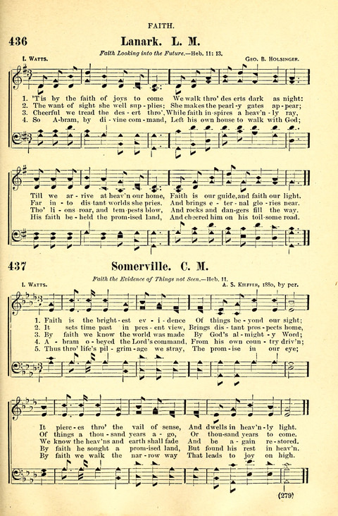 The Brethren Hymnal: A Collection of Psalms, Hymns and Spiritual Songs suited for Song Service in Christian Worship, for Church Service, Social Meetings and Sunday Schools page 277