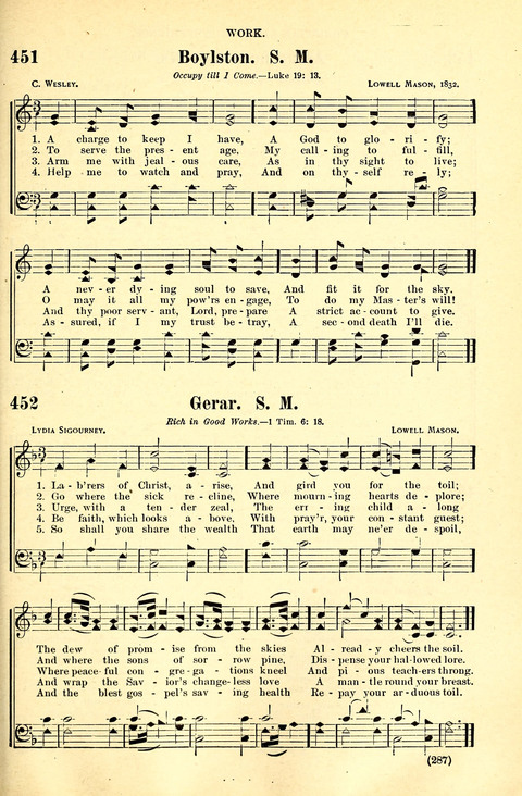 The Brethren Hymnal: A Collection of Psalms, Hymns and Spiritual Songs suited for Song Service in Christian Worship, for Church Service, Social Meetings and Sunday Schools page 285