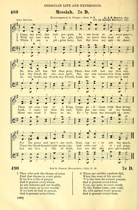 The Brethren Hymnal: A Collection of Psalms, Hymns and Spiritual Songs suited for Song Service in Christian Worship, for Church Service, Social Meetings and Sunday Schools page 306