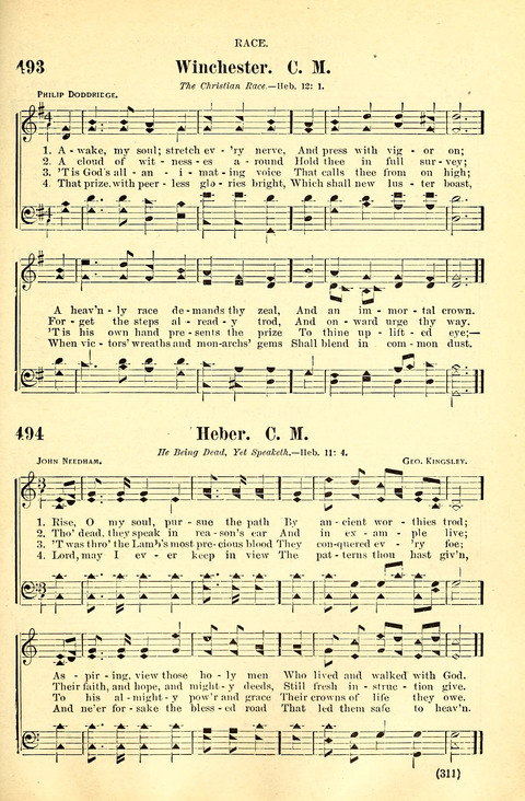 The Brethren Hymnal: A Collection of Psalms, Hymns and Spiritual Songs suited for Song Service in Christian Worship, for Church Service, Social Meetings and Sunday Schools page 309