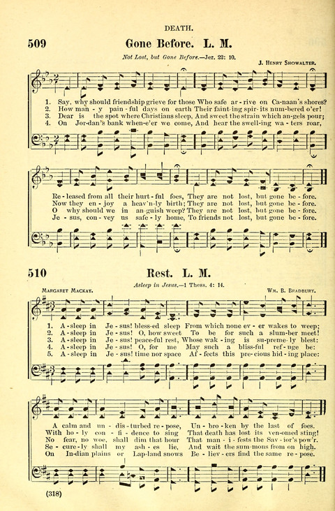 The Brethren Hymnal: A Collection of Psalms, Hymns and Spiritual Songs suited for Song Service in Christian Worship, for Church Service, Social Meetings and Sunday Schools page 316