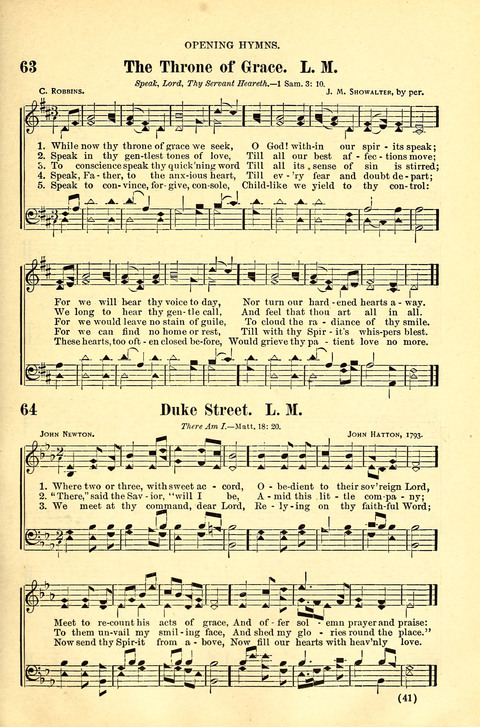 The Brethren Hymnal: A Collection of Psalms, Hymns and Spiritual Songs suited for Song Service in Christian Worship, for Church Service, Social Meetings and Sunday Schools page 37