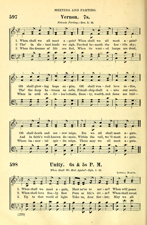 The Brethren Hymnal: A Collection of Psalms, Hymns and Spiritual Songs suited for Song Service in Christian Worship, for Church Service, Social Meetings and Sunday Schools page 374