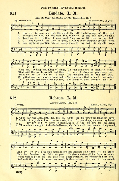 The Brethren Hymnal: A Collection of Psalms, Hymns and Spiritual Songs suited for Song Service in Christian Worship, for Church Service, Social Meetings and Sunday Schools page 382