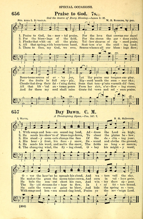The Brethren Hymnal: A Collection of Psalms, Hymns and Spiritual Songs suited for Song Service in Christian Worship, for Church Service, Social Meetings and Sunday Schools page 402