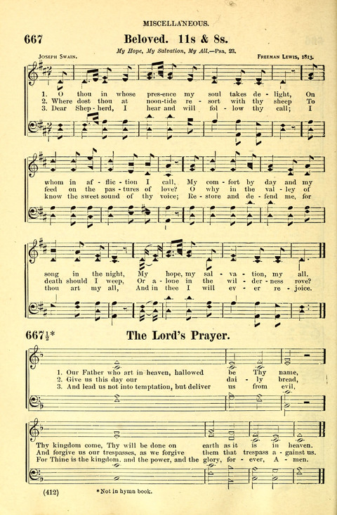 The Brethren Hymnal: A Collection of Psalms, Hymns and Spiritual Songs suited for Song Service in Christian Worship, for Church Service, Social Meetings and Sunday Schools page 410