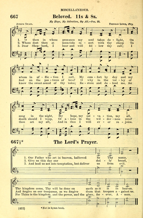 The Brethren Hymnal: A Collection of Psalms, Hymns and Spiritual Songs suited for Song Service in Christian Worship, for Church Service, Social Meetings and Sunday Schools page 410