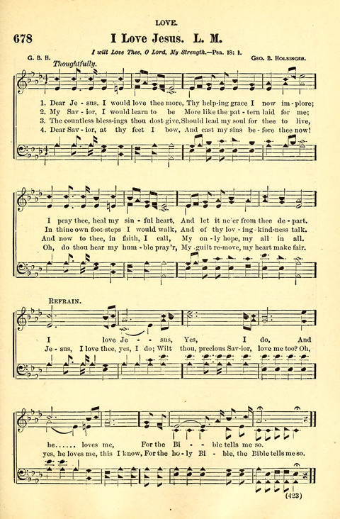 The Brethren Hymnal: A Collection of Psalms, Hymns and Spiritual Songs suited for Song Service in Christian Worship, for Church Service, Social Meetings and Sunday Schools page 421