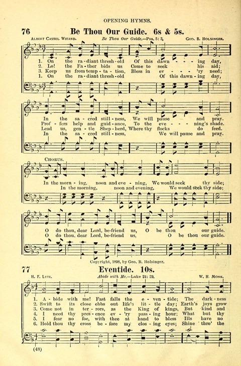 The Brethren Hymnal: A Collection of Psalms, Hymns and Spiritual Songs suited for Song Service in Christian Worship, for Church Service, Social Meetings and Sunday Schools page 44