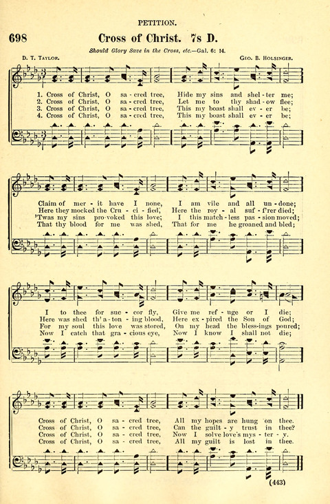 The Brethren Hymnal: A Collection of Psalms, Hymns and Spiritual Songs suited for Song Service in Christian Worship, for Church Service, Social Meetings and Sunday Schools page 441
