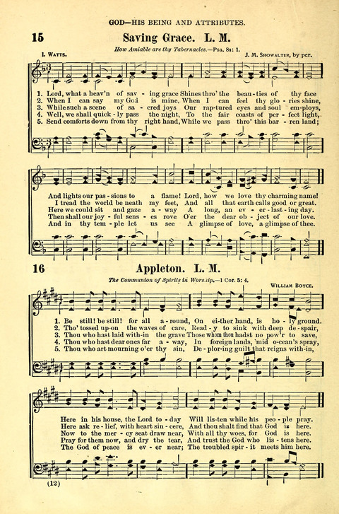 The Brethren Hymnal: A Collection of Psalms, Hymns and Spiritual Songs suited for Song Service in Christian Worship, for Church Service, Social Meetings and Sunday Schools page 8