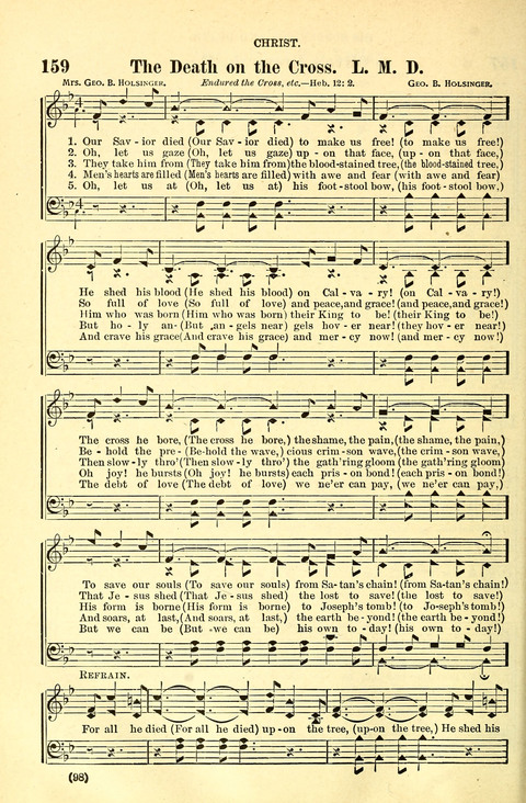 The Brethren Hymnal: A Collection of Psalms, Hymns and Spiritual Songs suited for Song Service in Christian Worship, for Church Service, Social Meetings and Sunday Schools page 94