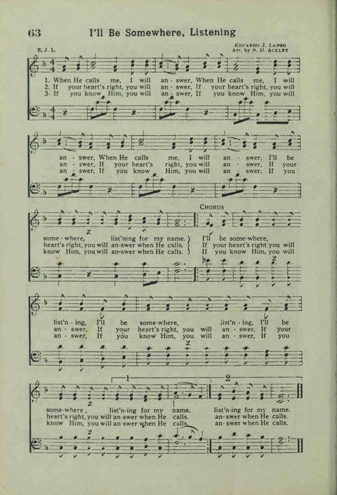 20th Century Gospel Songs: Youthspiration Packet Hymnal page 60