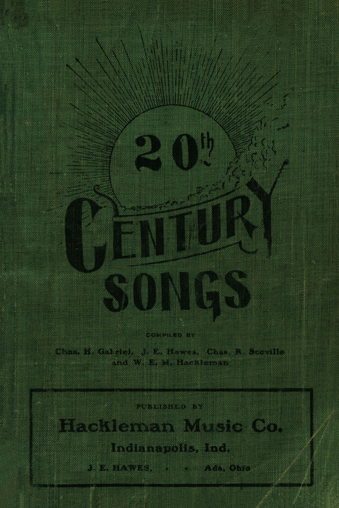 Twentieth (20th) Century Songs Part One page cover