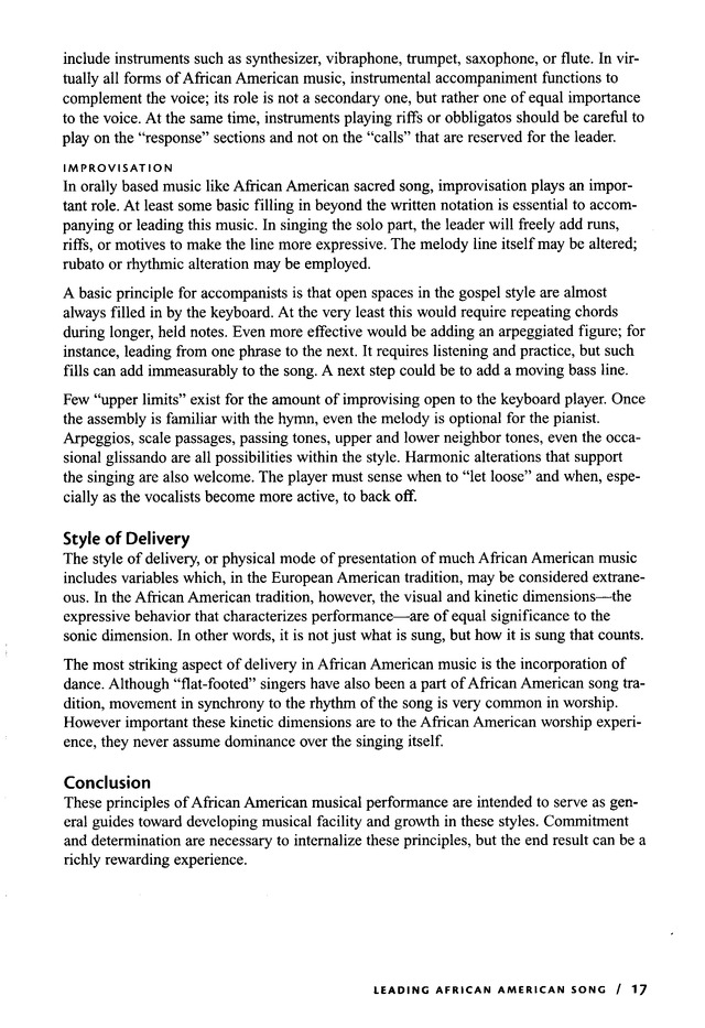 This Far By Faith: an African American resource for worship page 17