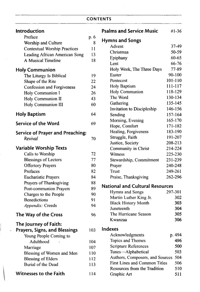 This Far By Faith: an African American resource for worship page 5
