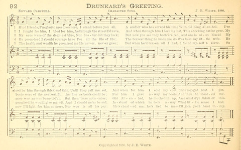 Temperance and Gospel Songs: for the use of Temperance Clubs and Gospel Temperance Meetings page 92