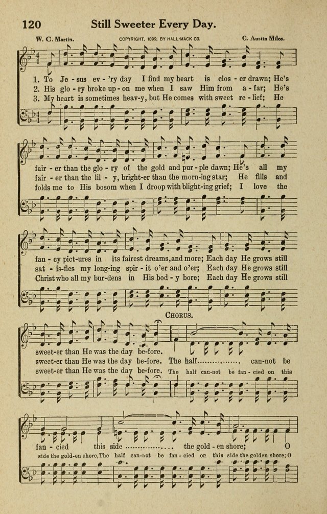 The Tabernacle Hymns page 120