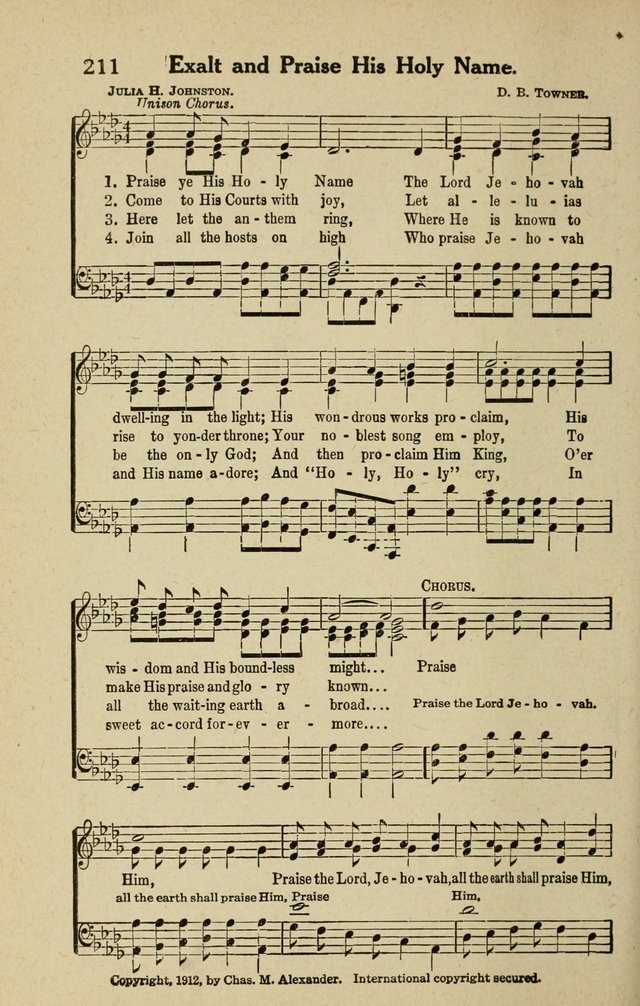 The Tabernacle Hymns page 218