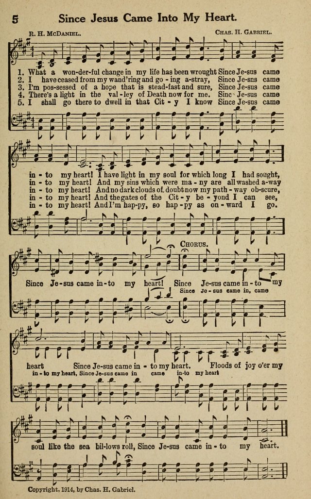 The Tabernacle Hymns page 5