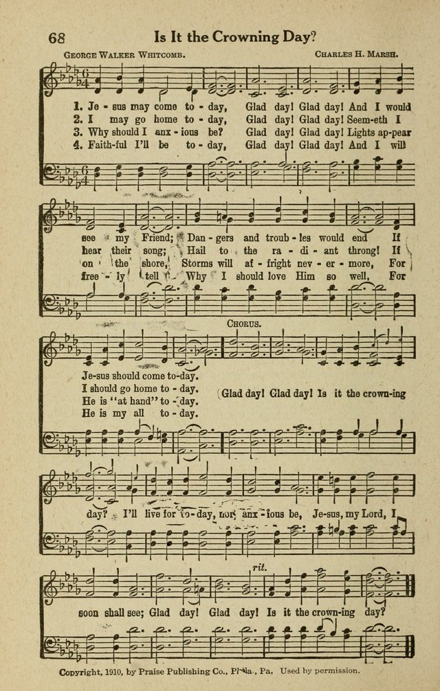 The Tabernacle Hymns page 68