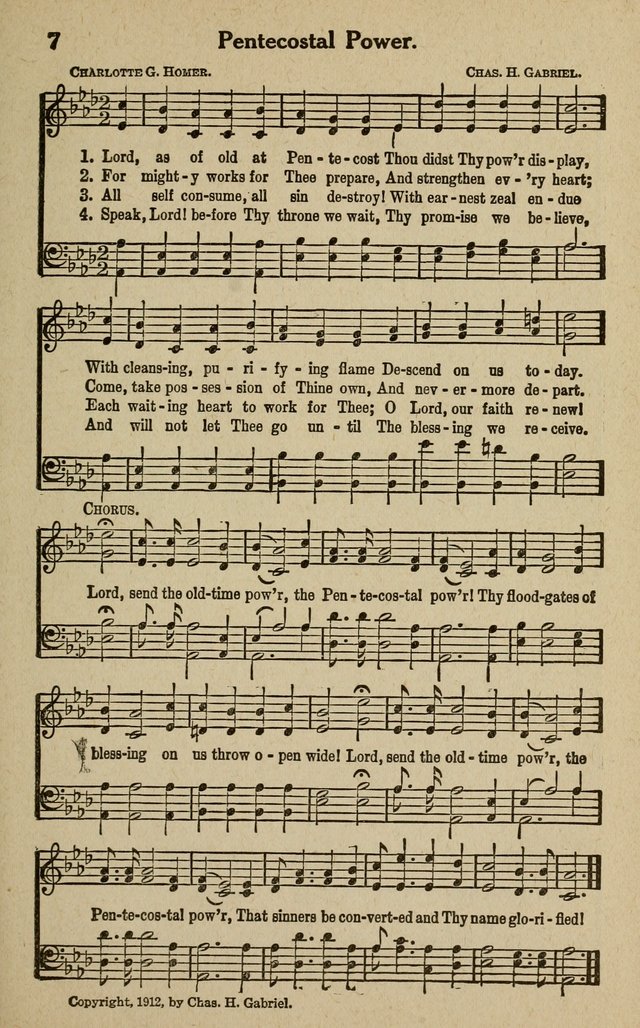 The Tabernacle Hymns page 7