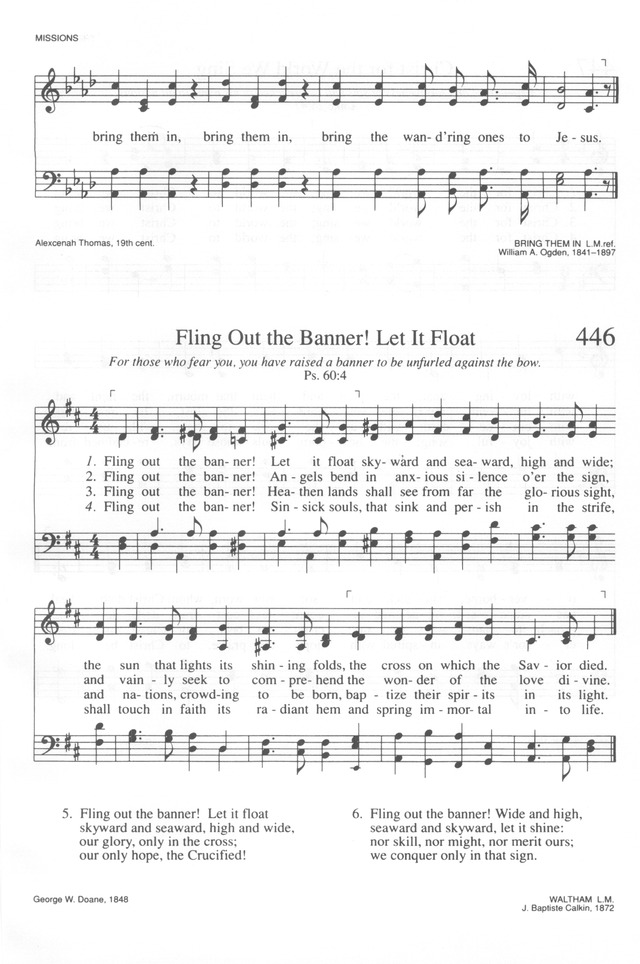 Trinity Hymnal (Rev. ed.) 445. Hark! 'tis the Shepherd's voice I hear ...