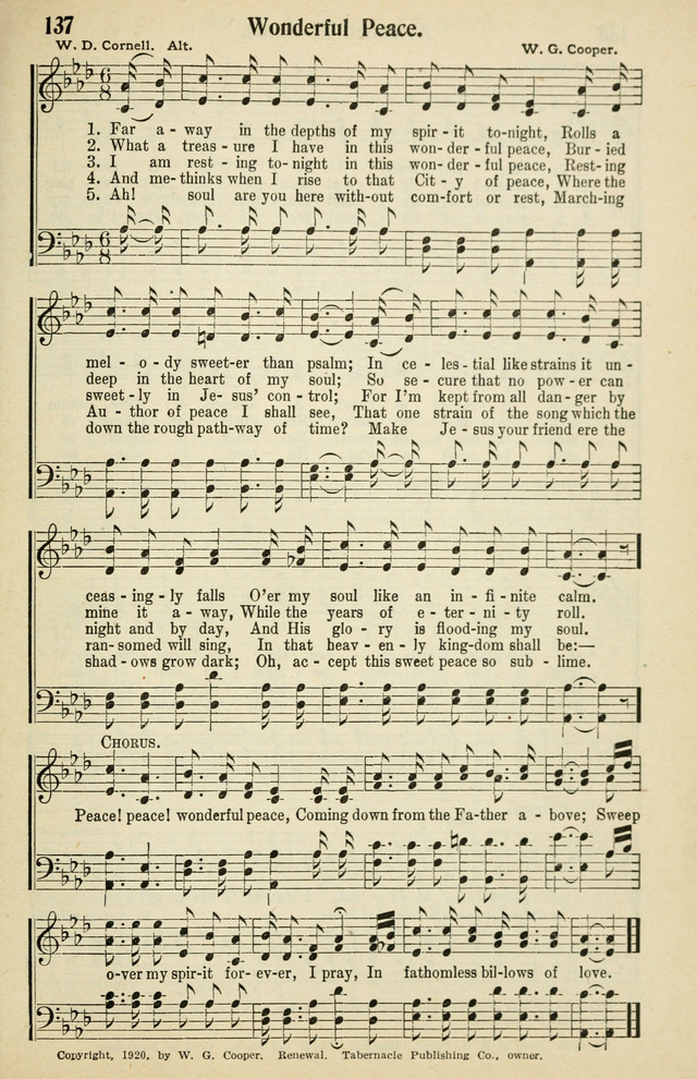 Tabernacle Hymns: No. 2 page 137
