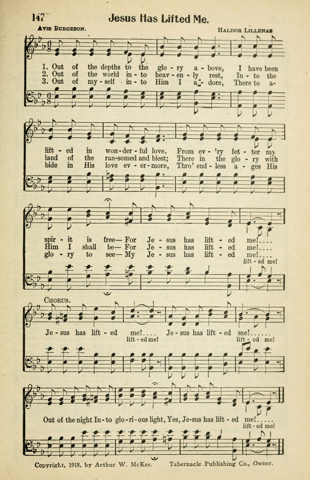 Tabernacle Hymns: No. 2 page 147