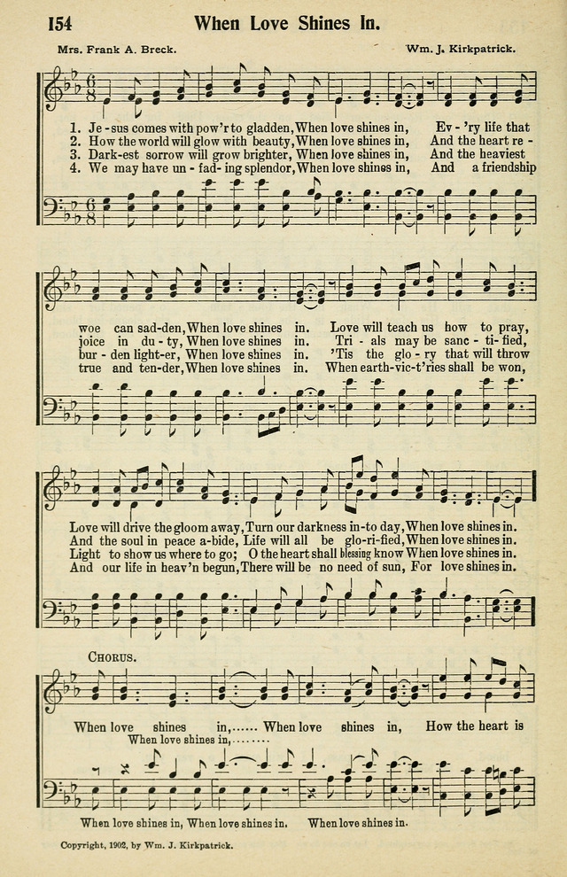 Tabernacle Hymns: No. 2 page 154