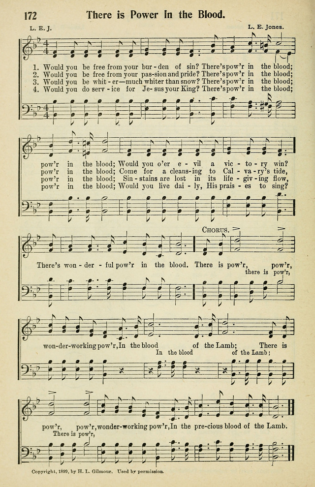 Tabernacle Hymns: No. 2 page 172