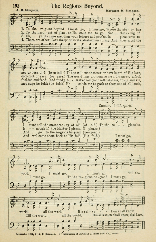Tabernacle Hymns: No. 2 page 193
