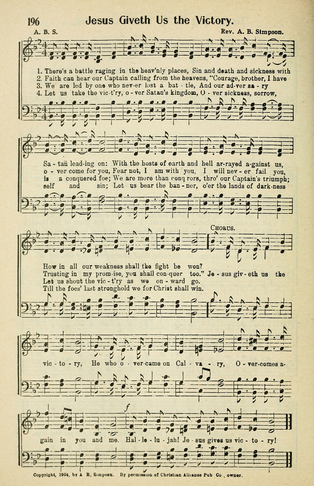 Tabernacle Hymns: No. 2 page 196