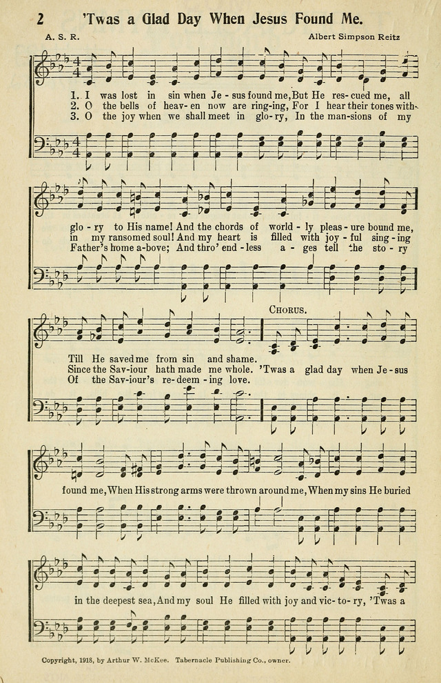 Tabernacle Hymns: No. 2 page 2