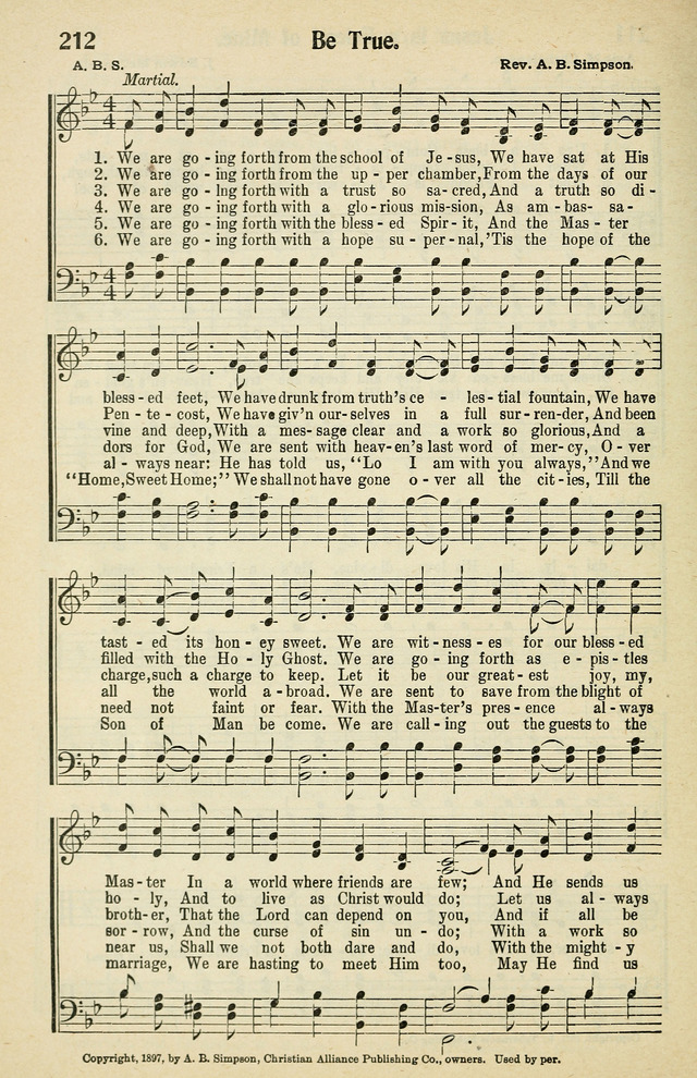 Tabernacle Hymns: No. 2 page 212