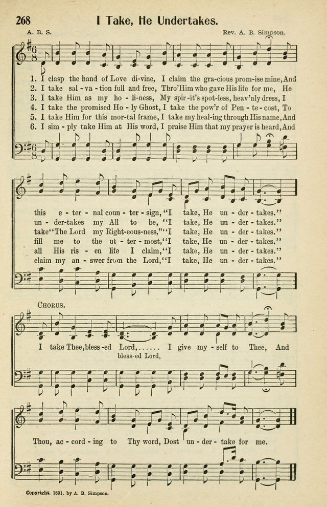 Tabernacle Hymns: No. 2 page 269