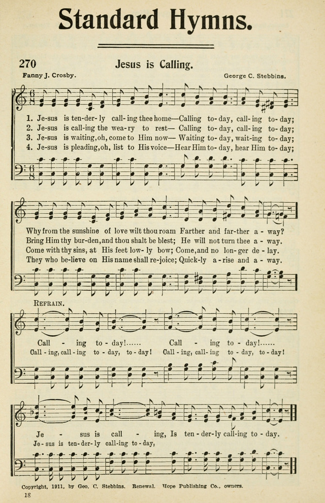 Tabernacle Hymns: No. 2 page 271