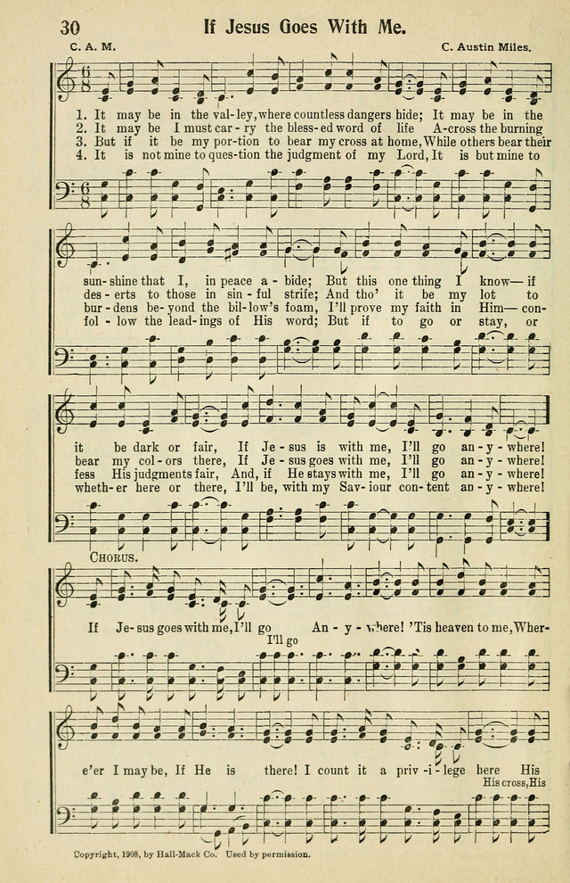 Tabernacle Hymns: No. 2 page 30