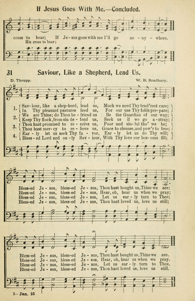 Tabernacle Hymns: No. 2 page 31