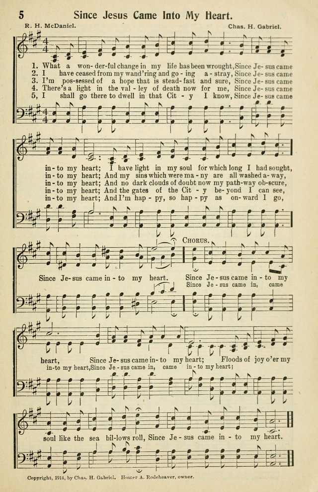 Tabernacle Hymns: No. 2 page 5