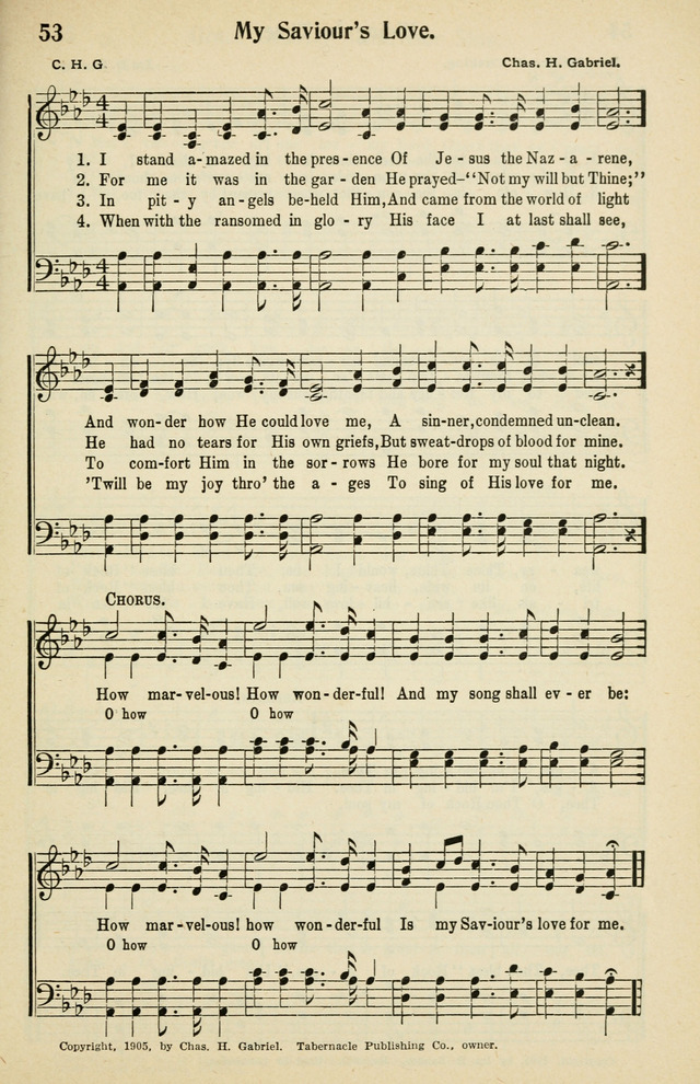 Tabernacle Hymns: No. 2 page 53