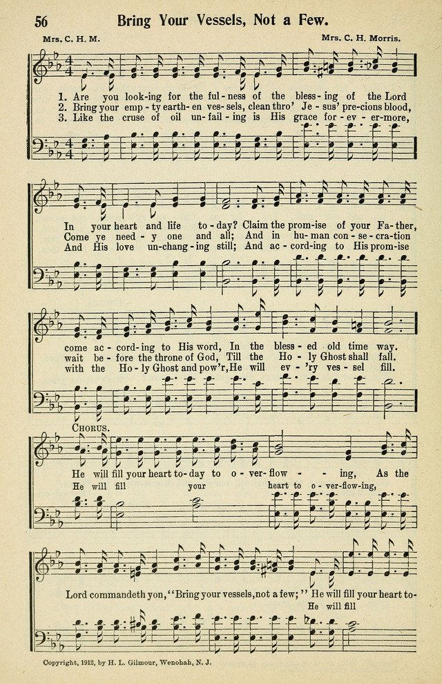 Tabernacle Hymns: No. 2 page 56