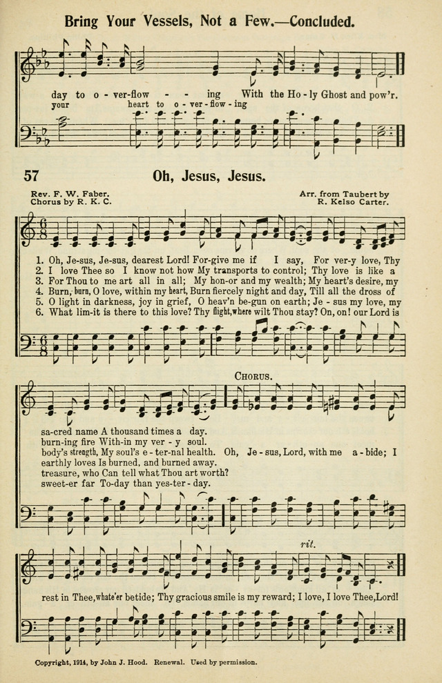 Tabernacle Hymns: No. 2 page 57