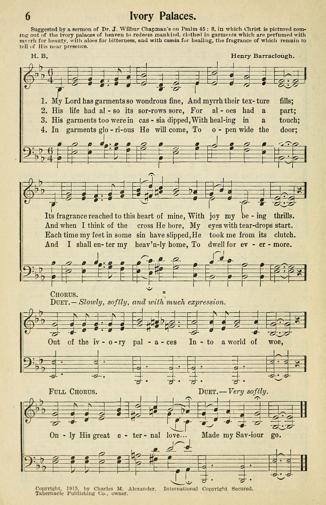 Tabernacle Hymns: No. 2 page 6