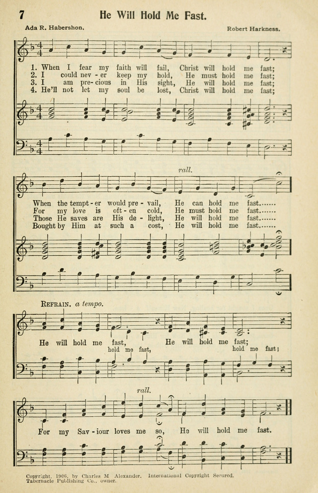 Tabernacle Hymns: No. 2 page 7