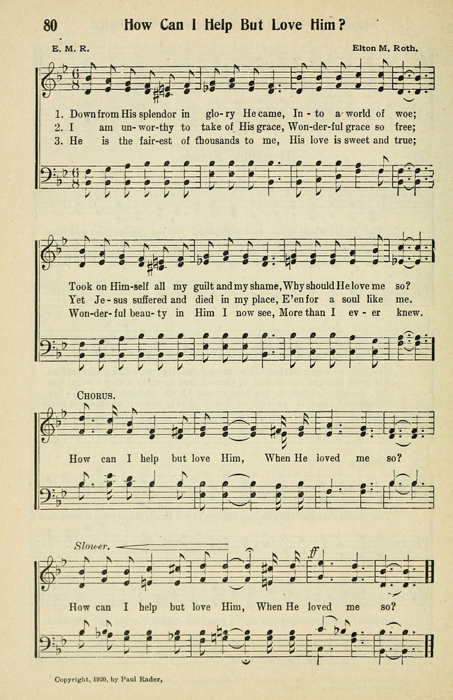 Tabernacle Hymns: No. 2 page 80